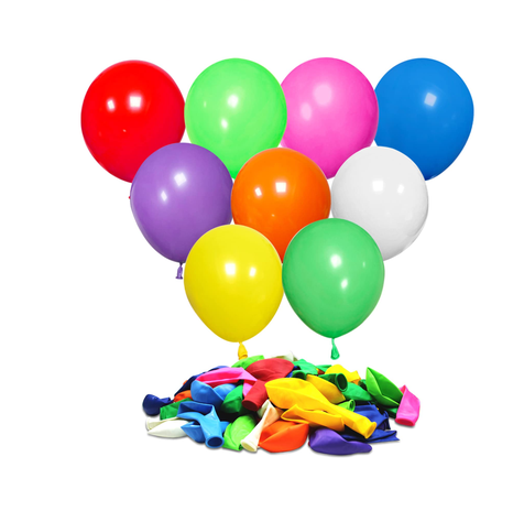 Set De 100 Globos Multicolor-0
