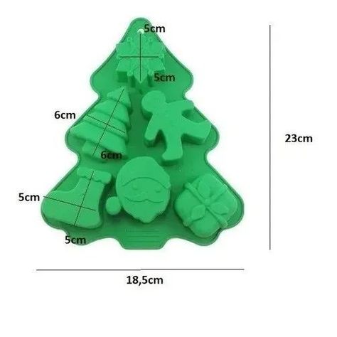 Molde de Silicona Navidad Arbol-3