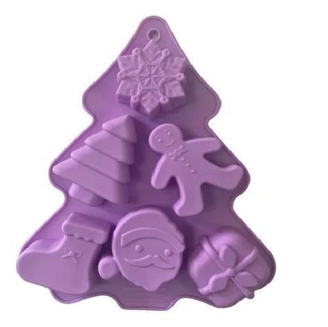 Molde de Silicona Navidad Arbol-0