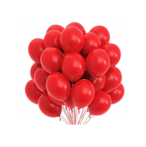 Set De 100 Globos  Rojos-0