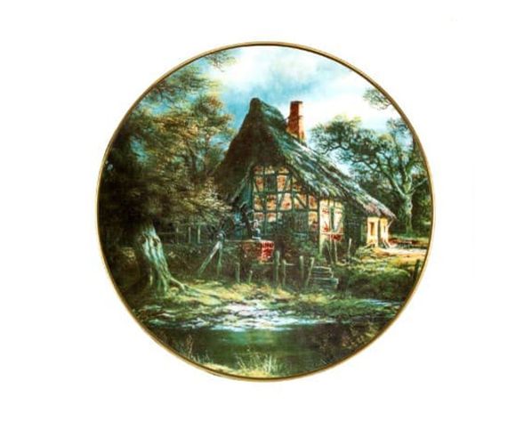 Plato Decorativo Porcelana GR-1240 19cm-0