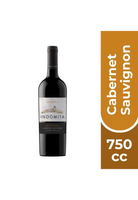 Vino Indómita Gran Reserva Cabernet Sauvignon Botella 750cc-0