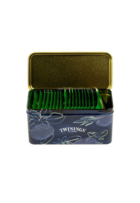 Caja Metálica Morada Twinings con 20 Bolsitas de Té Verde-5
