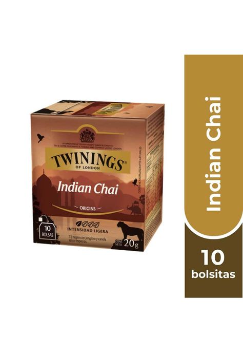 Twinings Té Indian Chai x 10 Bolsitas-0