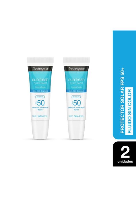 Pack Neutrogena Sun Fresh Hydro Boost Sin Color Fps 50 40ml-0