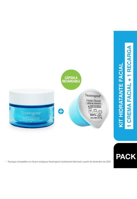 Kit Crema Facial Neutrogena Hydro Boost Water Gel + Refill-0