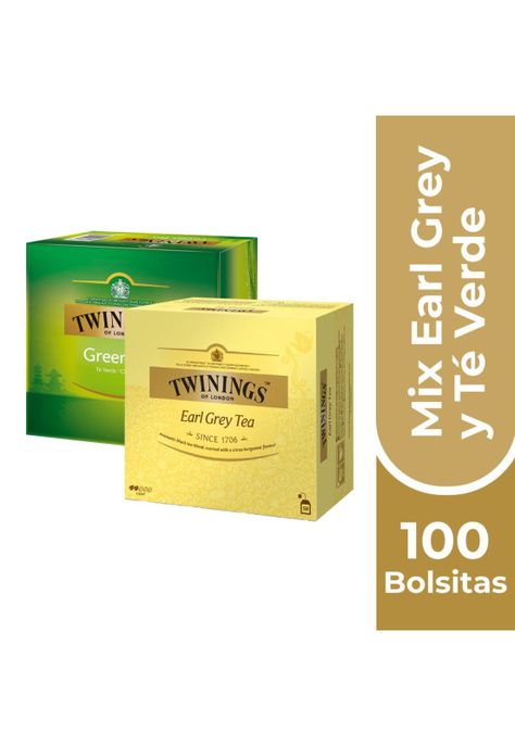 PACK 50 Bolsitas Earl Grey + 50 Bolsitas Té Verde-0
