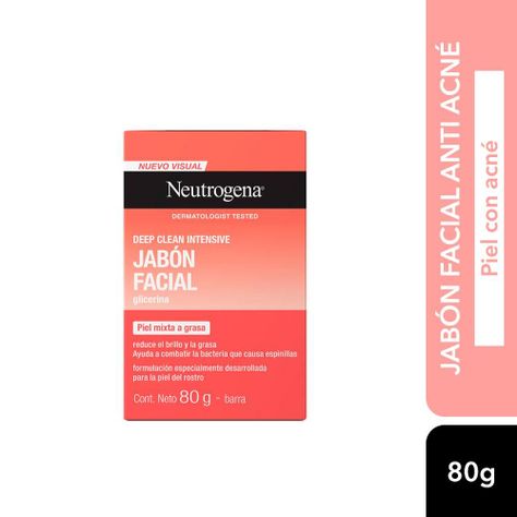 Jabón Facial En Barra Neutrogena® Deep Clean Intensive® 80G-0