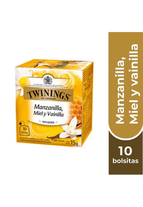 Twinings Té Manzanilla / Miel / Vainilla x 10 Bolsitas-0