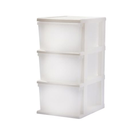 Cajonera Plastico 3 Cajones armable Blanca Wenco-0