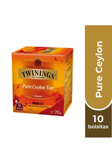 Twinings Té Pure Ceylon  x 10 Bolsitas-0