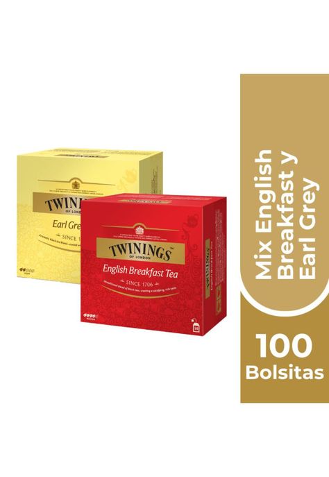 PACK 50 Bolsitas English Breakfast + 50 Bolsitas Earl Grey-0
