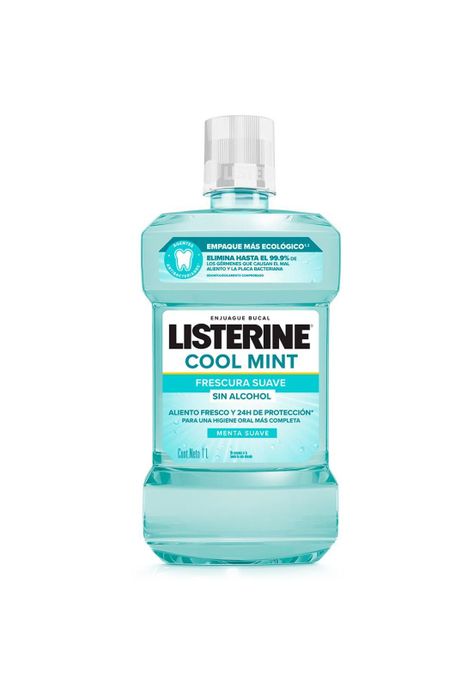 Enjuague bucal LISTERINE® Cool Mint Sin Alcohol 1 L-1