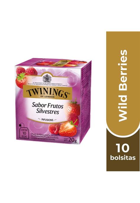 Twinings Té Wild Berries x 10 Bolsitas-0
