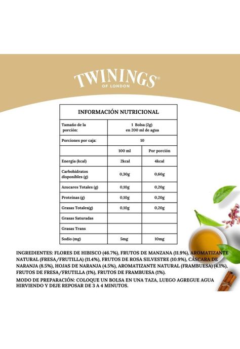 Twinings Té Wild Berries x 10 Bolsitas-1