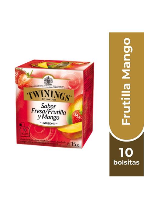 Twinings Té Frutilla / Mango x 10 Bolsitas-0
