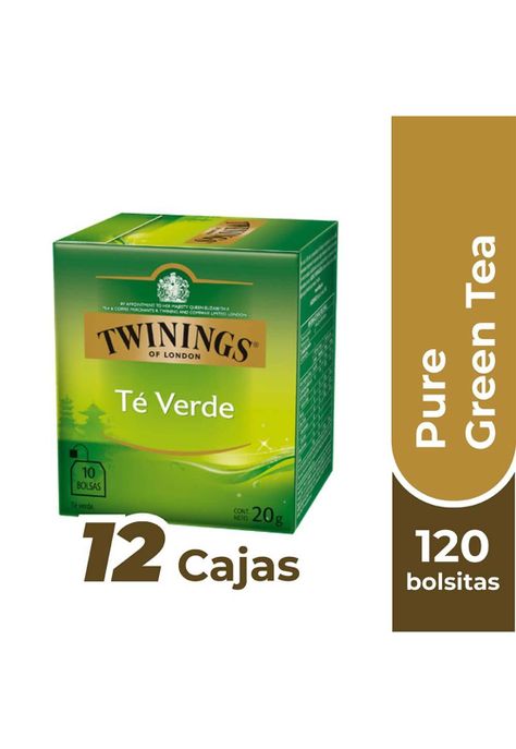 Twinings Té Pure Green Tea x120 Bolsitas-0