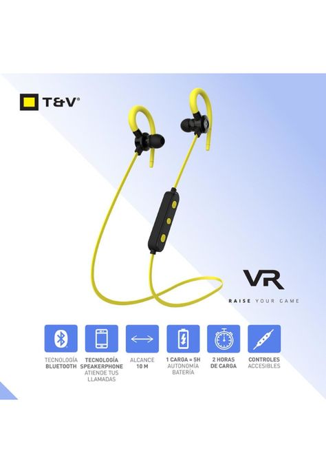 Audifono Deportivos Neckband In ear Bluetooth Microfono-1