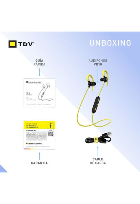 Audifono Deportivos Neckband In ear Bluetooth Microfono-3