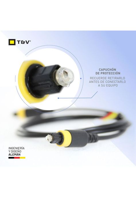 Cable Fibra Optica Audio Alta Velocidad Toslink 3 Metros-2