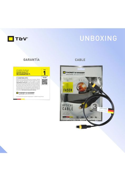 Cable Fibra Optica Audio Alta Velocidad Toslink 3 Metros-3