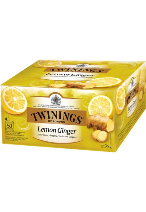 Twinings Té Limón y Jengibre X 50 bolsitas-0