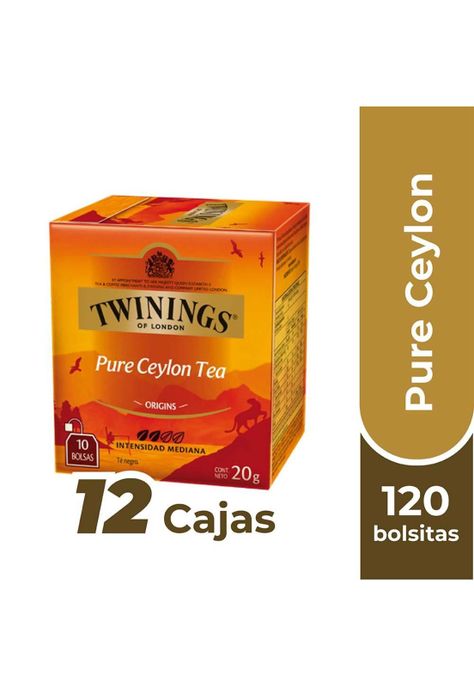 Twinings Té Pure Ceylon  x120 Bolsitas-0
