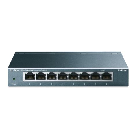Switch 8 Puertos Gigabit TL-SG108 Metalico-0