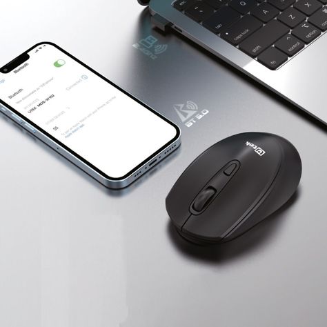 Mouse Inalámbrico Dual Bluetooth y 2,4Ghz Utek UT- MOW100-3