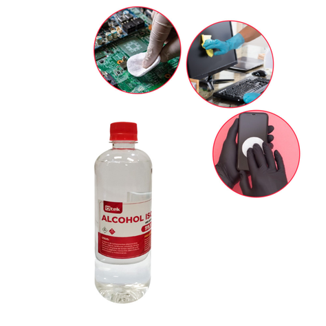 Alcohol Isopropílico 500cc Utek 99.9% Pureza-1