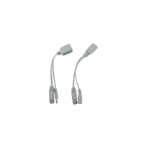 Adaptador PoE Red + DC Soporta Hasta 30 Mts-0