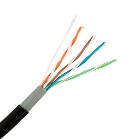 Cable De Red Utp Exterior Cat6 Bobina 100Mts 100% cobre-0