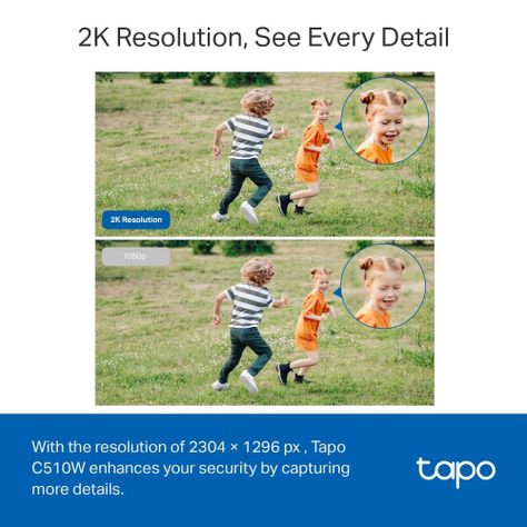Camara Wifi de Seguridad Motorizada para Exterior Tapo C510W 2K-2