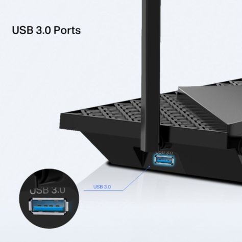 Router Dual Band Gigabit Wifi 6 One Mesh Ax5400 Archer Ax72-1