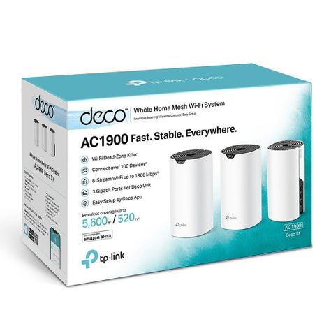 Router Repetidor Wifi Dual Band Mesh Deco S7 Pack 3 Unidades-5