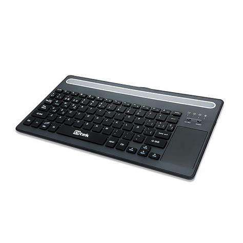 Teclado Inalámbrico con Touchpad Bluetooth 5.0 y 2,4Ghz Recargable-1