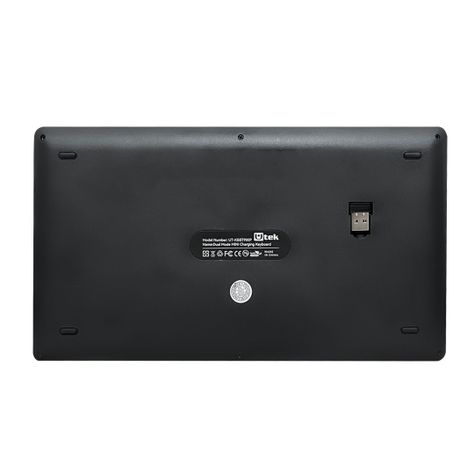 Teclado Inalámbrico con Touchpad Bluetooth 5.0 y 2,4Ghz Recargable-3