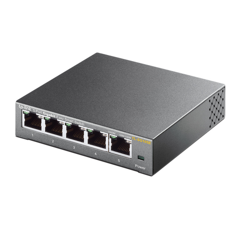 Switch 5 Puertos Gigabit Easy Smart TL-SG105E-2