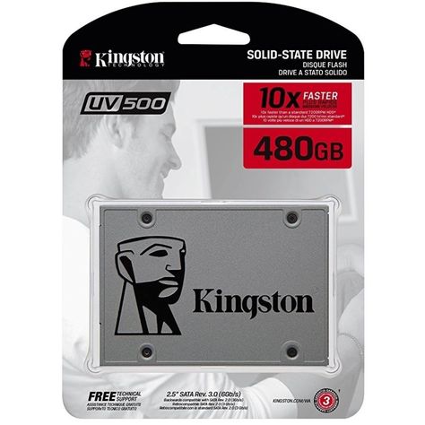 Disco Sólido Ssd 480gb Interno Kingston Sa400s37/480g-1