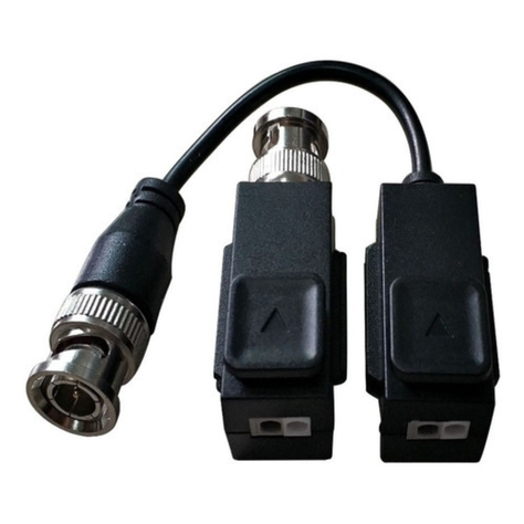 Video Balun Hikvision Para Cámaras De 2/4/5mp/4k Ds-1h18s/e-0