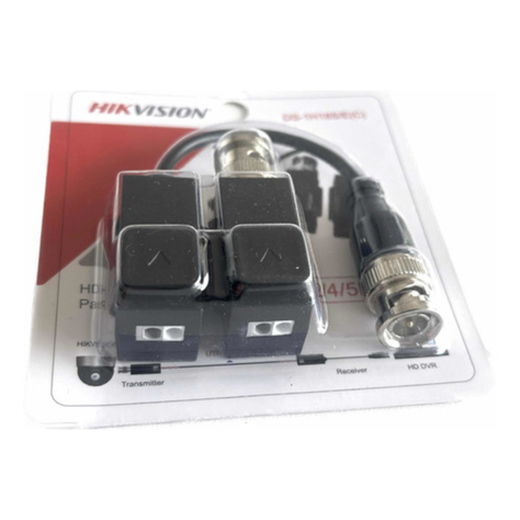 Video Balun Hikvision Para Cámaras De 2/4/5mp/4k Ds-1h18s/e-2