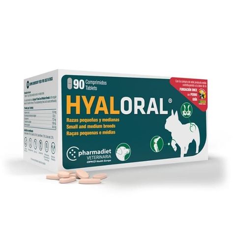 Suplemento Hyaloral Raza Pequeña&mediana 90 Comprimidos-0