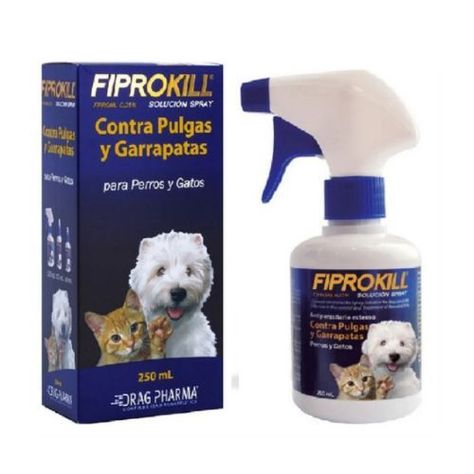 FIPROKILL ANTIPULGAS Y GARRAPATAS PERROS Y GATOS 250 ML-1
