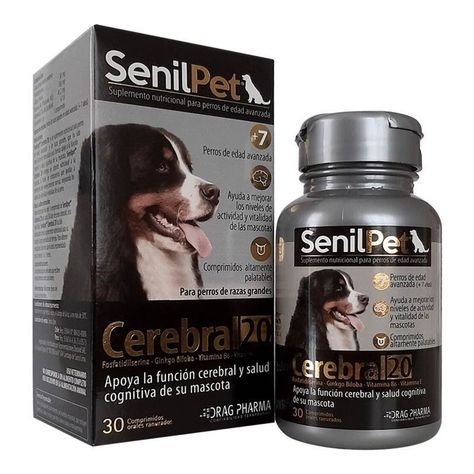 Senilpet Cerebral Raza Grande 30 comprimidos-1