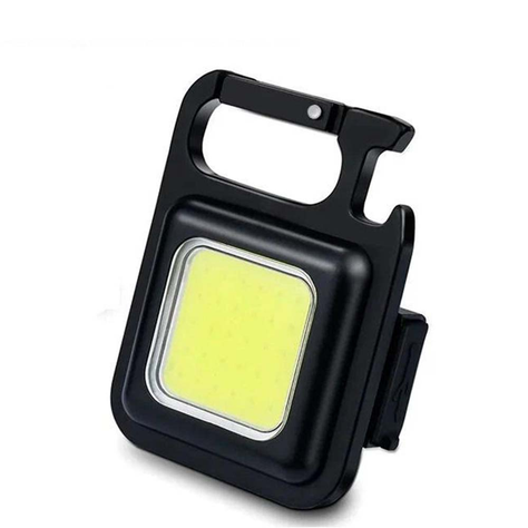Mini Linterna LED COB Llavero Imán Recargable Abrebotellas-0