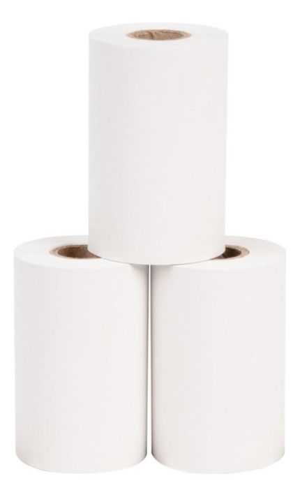 Set 4 Rollos Papel Termico 57x40mm 17 Mts Hand. Boleta-2