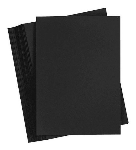 Papel Bond Negro B5 110grs 100 Hojas-0