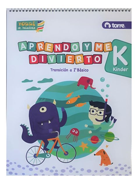 Cuaderno Aprendo Y Me Divierto Torre Transición A 1° Básico-0