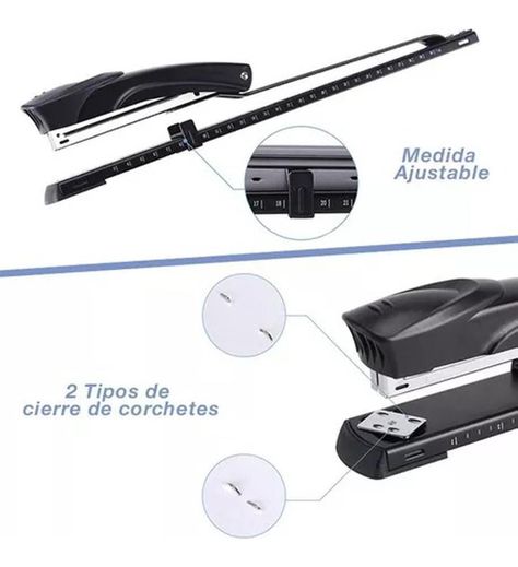 Corchetera Metálica Brazo Largo 30 Cm + 5000 Corchetes. Hand-4