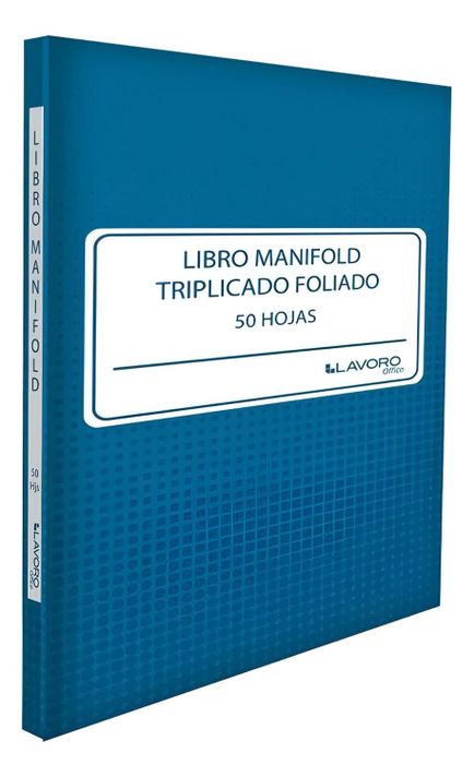 Libro Manifold 50 Hojas Triplicado Foliado. Lavoro-0
